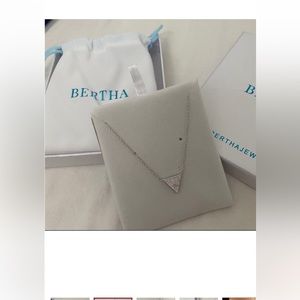 Bertha Sophia Collection Women's 18k WG Plated Fashion Necklace